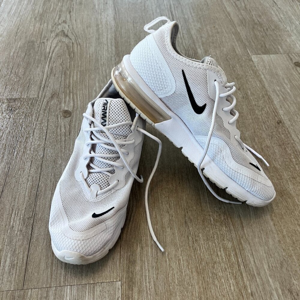 Women Nike Air Max Sequent 4.5 White Black Sneakers BQ8824-100 - 10